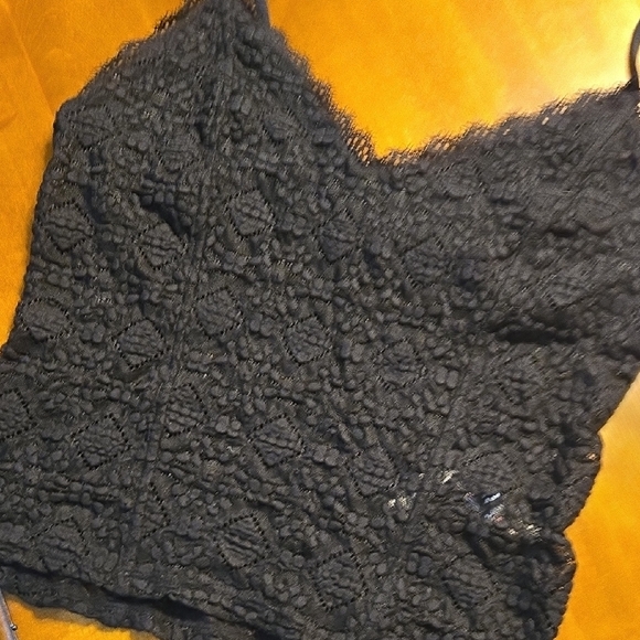 Free People Black Lace Women's Cami - Picture 1 of 4